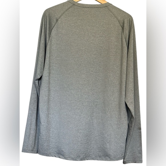 NIKE PRO DRI FIT MENS SLIM FIT L/S TRAINING SHIRT SIZE XL GRAY - Picture 2 of 5
